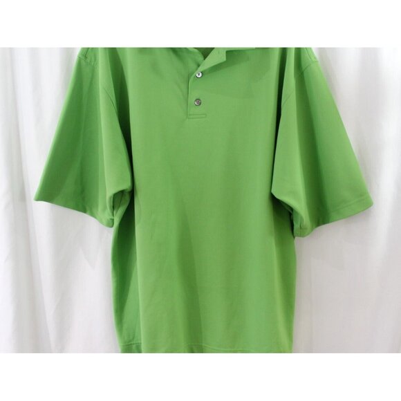 FootJoy‎ Mens Green Short Sleeve Polyester Golf Polo L - Picture 3 of 6